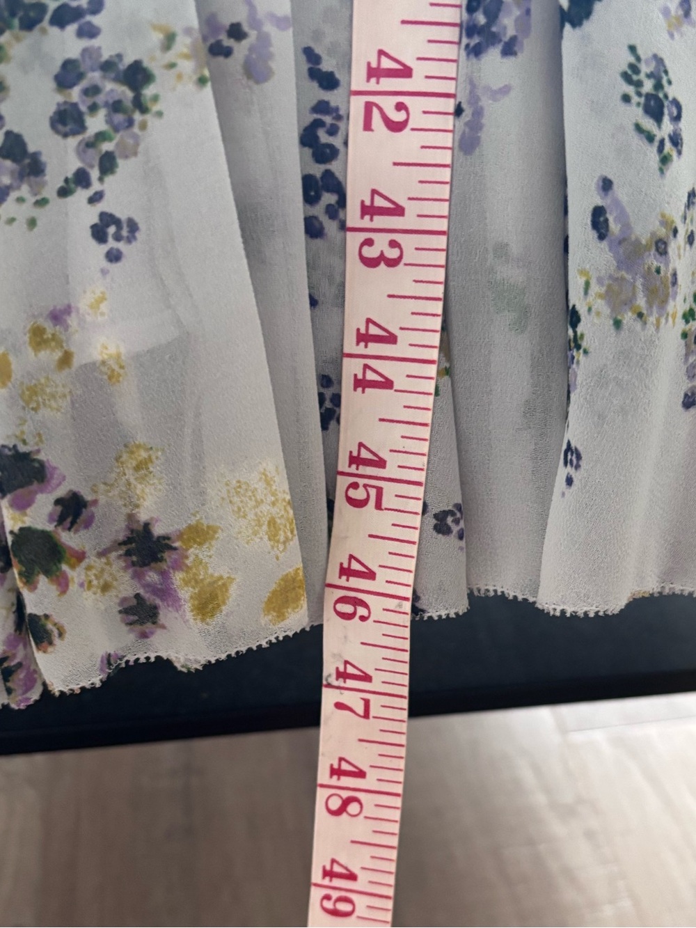 Wilfred Beaune Floral Wrap Tie Pleated Maxi Dress - Picture 8 of 8